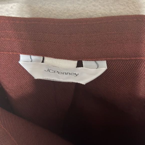 JC Penny Pleated Rust Trousers - Picture 7 of 7